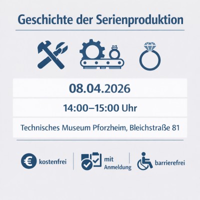 Technisches Museum zeigt Serienproduktion der Schmuckindustrie